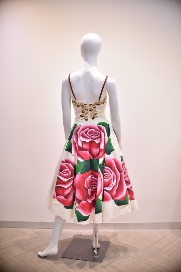 Vestido escote con tirantes - Image 3